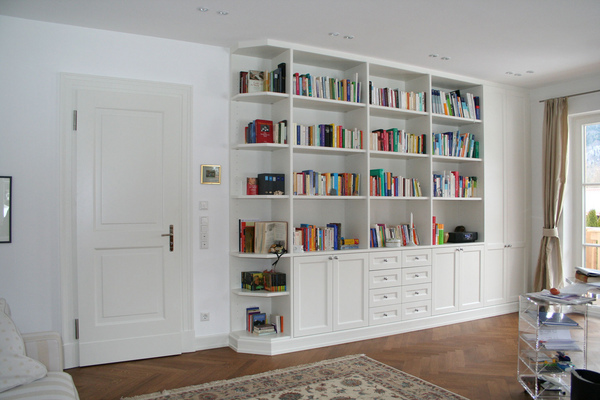 Einbauschrank Bücherregal